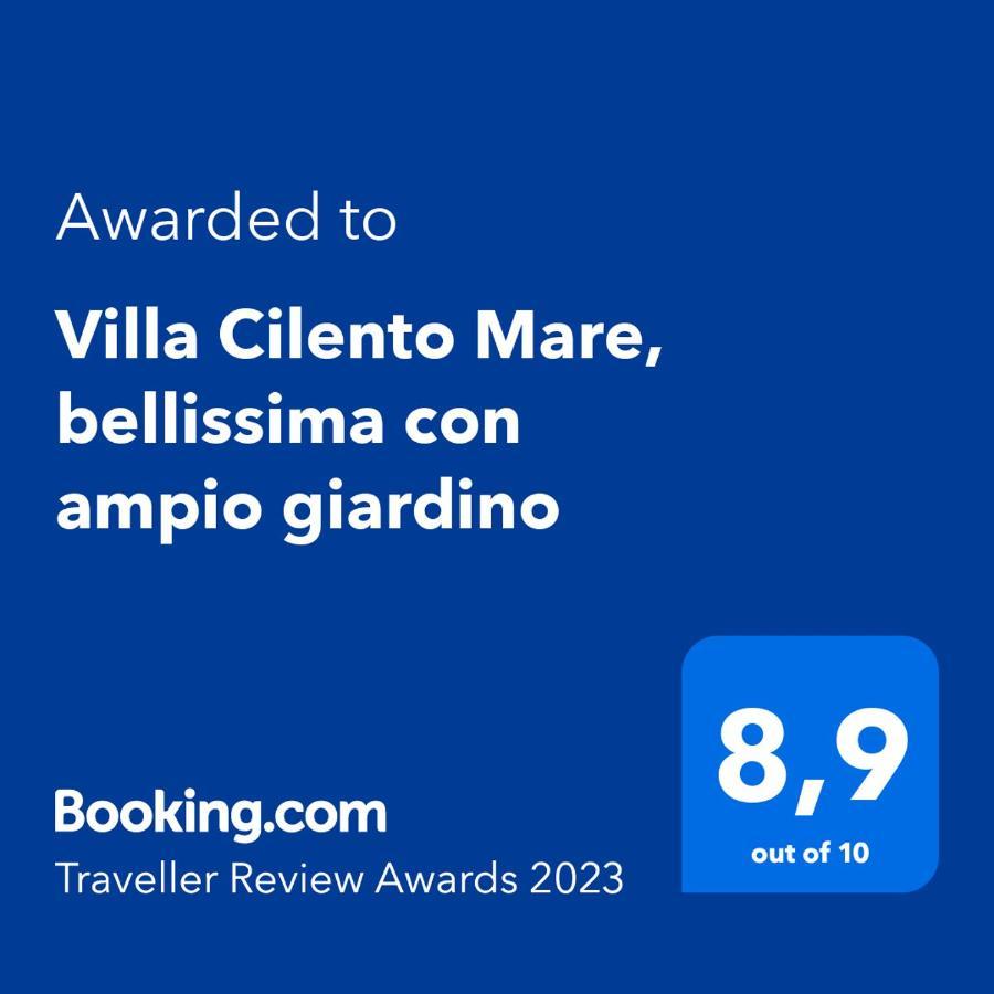 Villa Cilento Mare, Bellissima Con Ampio Giardino Capitello Zewnętrze zdjęcie